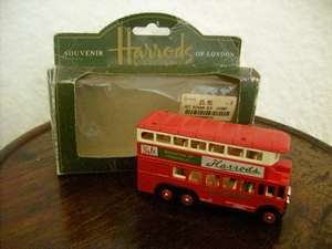 DAYS GONE BY LLEDO HARRODS LONDON TRANSPORT BUS